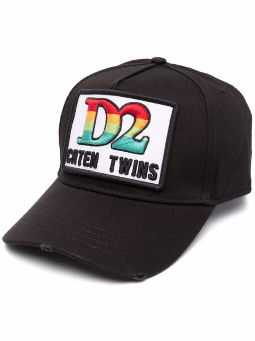 Dsquared2  logo-patch cotton cap