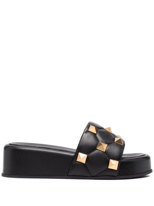 Valentino Garavani  Rockstud wedge slides