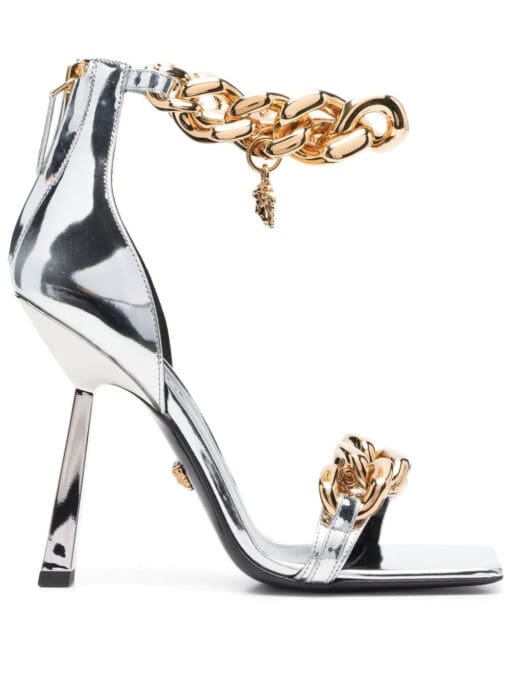 Versace  Medusa chain sandals