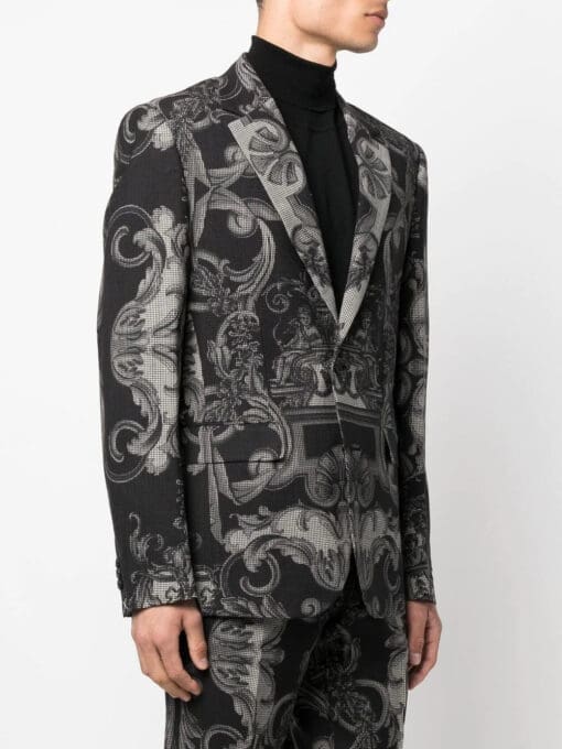 Versace  single-breasted wool jacket - Image 3