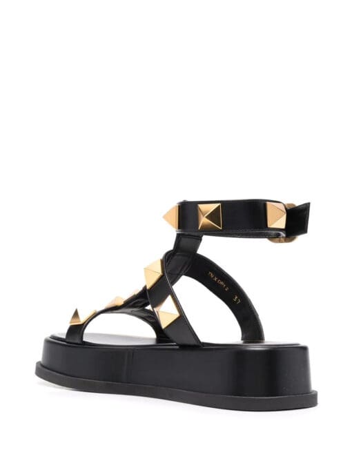 Valentino Garavani  Roman Stud flatform sandals - Image 3