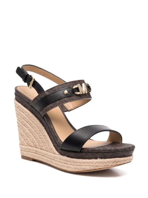 Michael Michael Kors  logo-plaque wedge sandals - Image 2