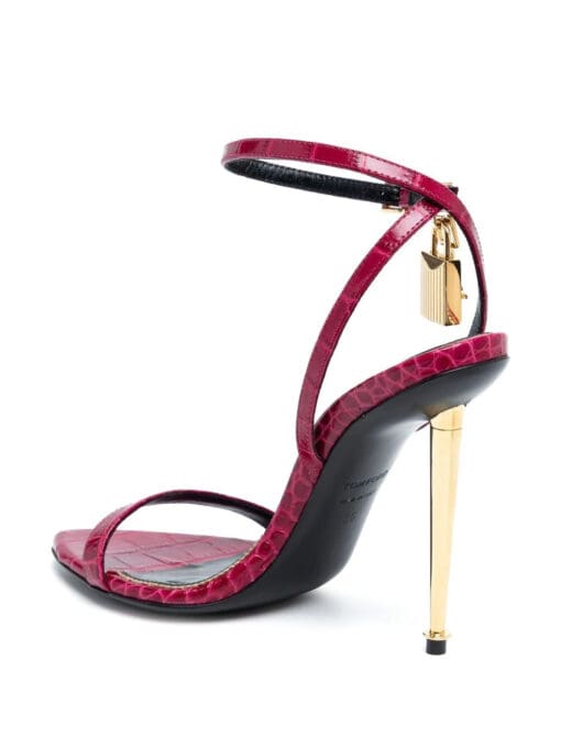 TOM FORD  padlock-detail 115mm sandals - Image 3