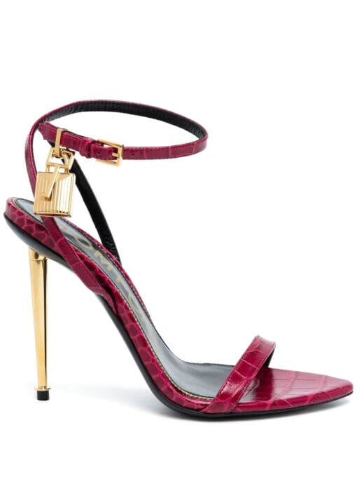 TOM FORD  padlock-detail 115mm sandals