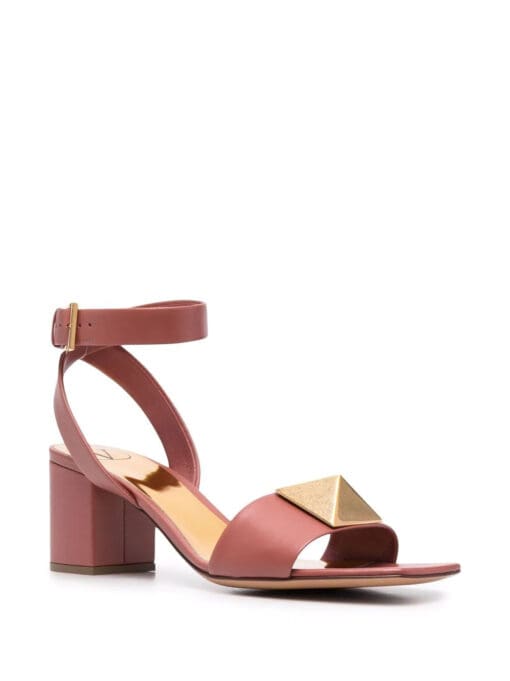 Valentino Garavani  Roman Stud block-heel sandals - Image 2