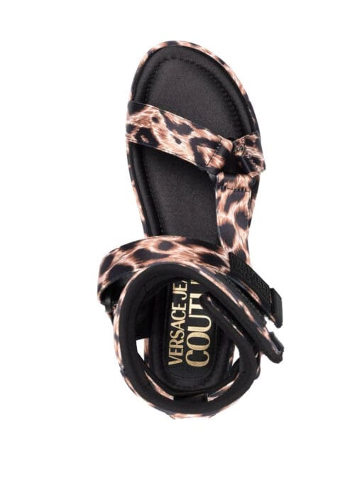 Versace Jeans Couture  leopard print platform sandals - Image 4