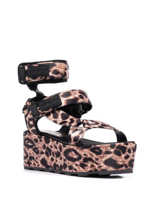 Versace Jeans Couture  leopard print platform sandals - Image 2