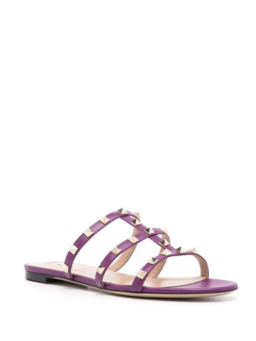 Valentino Garavani  Rockstud flat sandals - Image 2