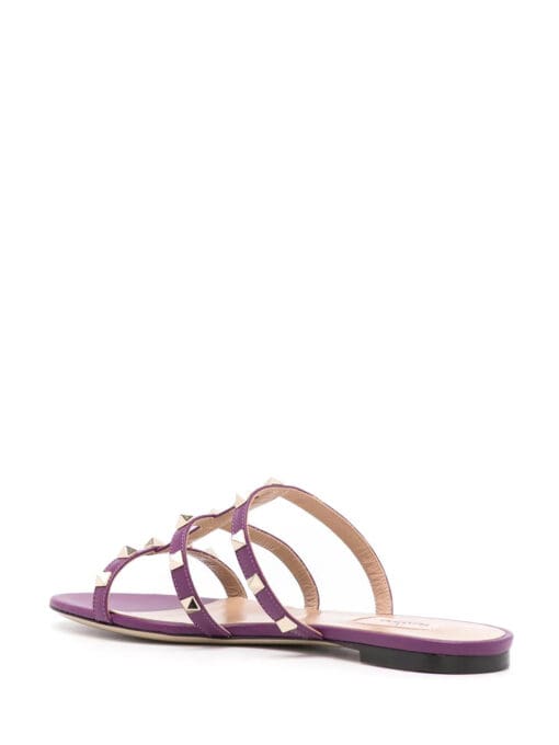 Valentino Garavani  Rockstud flat sandals - Image 3