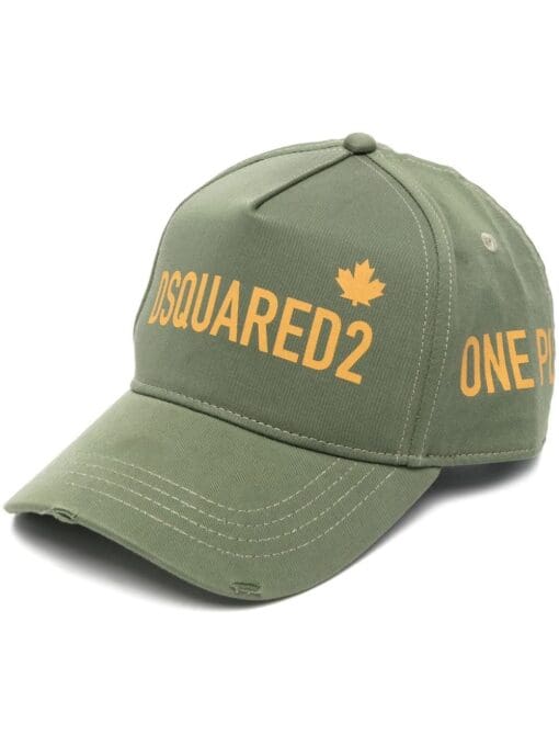 Dsquared2  logo-slogan print cap