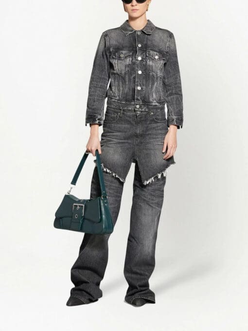 Balenciaga  fitted denim jacket - Image 2