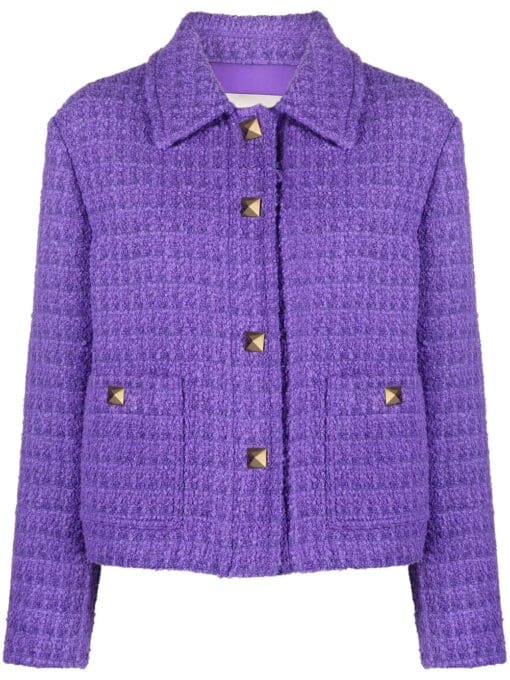 Valentino  Roman stud tweed jacket