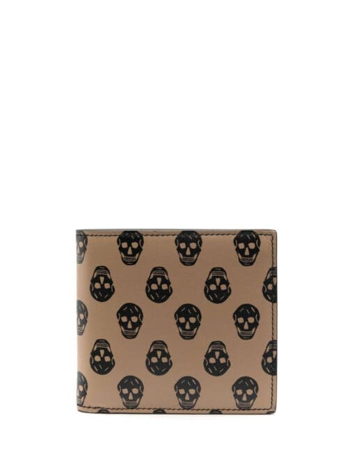 Alexander McQueen  skull-motif bi-fold wallet