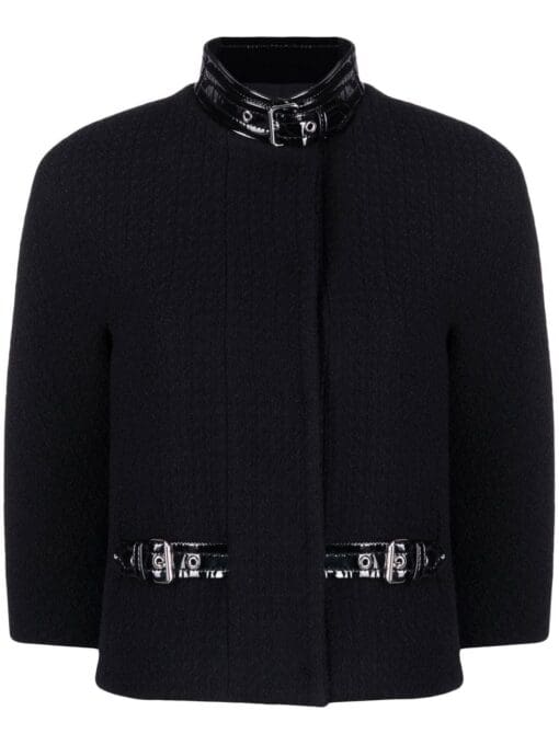 Moschino  buckle detail fitted jacket