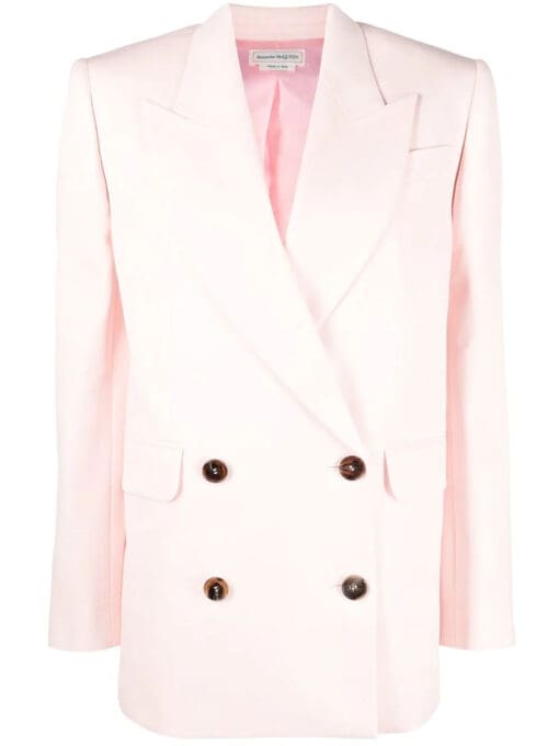 Alexander McQueen  double-breasted boxy blazer