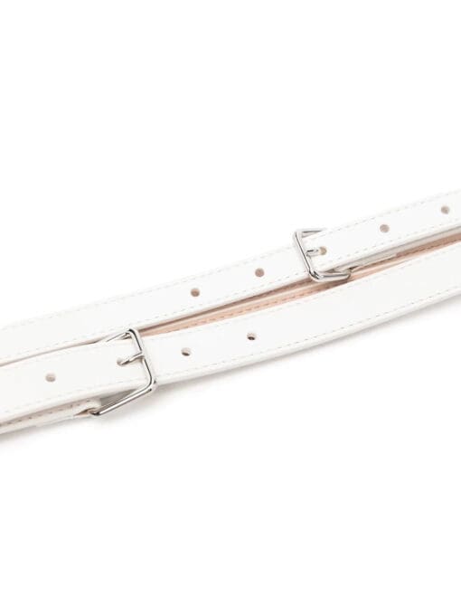 Alexander McQueen  thin double-buckle belt - Image 2