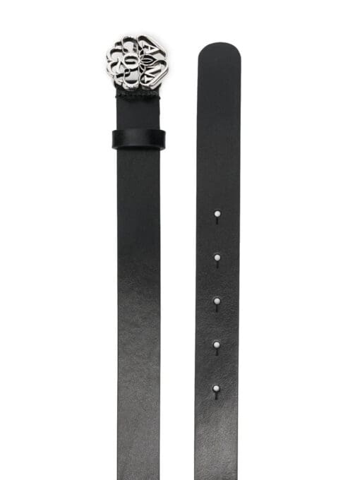 Alexander McQueen  logo embellished buckle belt - Image 2