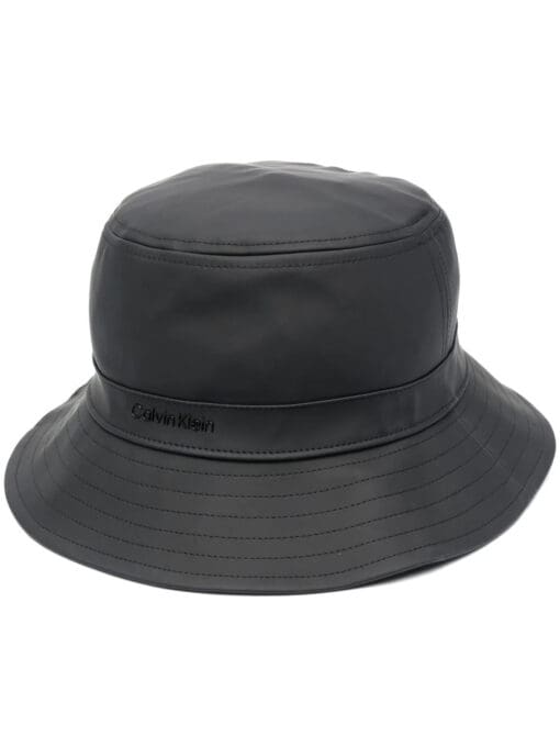 Calvin Klein  logo-plaque bucket hat