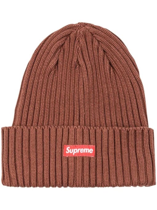 Supreme  box-logo ribbed beanie