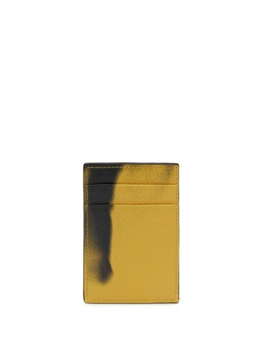 Alexander McQueen  graffiti-print leather cardholder - Image 2