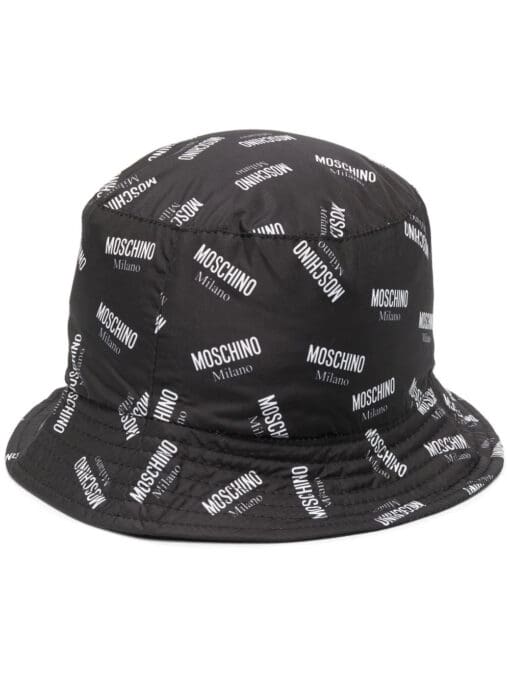 Moschino  logo-print bucket hat