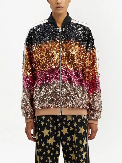 Palm Angels  show sequins bomber jacket - Image 3