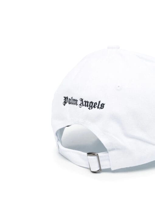 Palm Angels  distressed logo-embroidered cap - Image 2