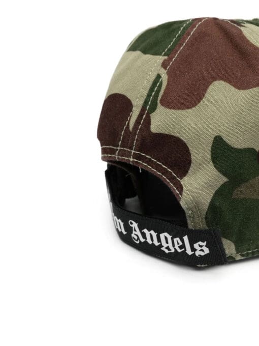 Palm Angels  Sunset-print camouflage cap - Image 2