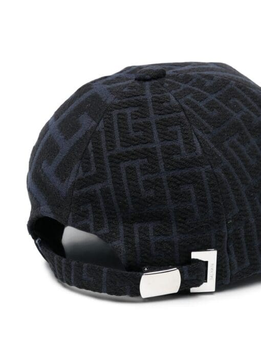 Balmain  monogram-jacquard baseball cap - Image 2