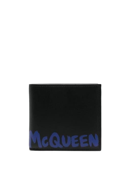 Alexander McQueen  logo-print bi-fold wallet