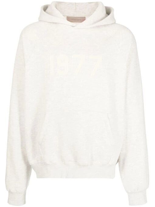 FEAR OF GOD ESSENTIALS  '1977' print hoodie