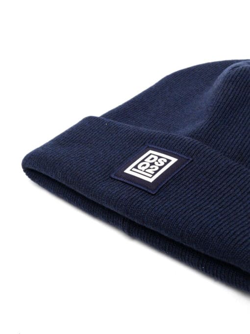 Dsquared2  logo-patch beanie hat - Image 2