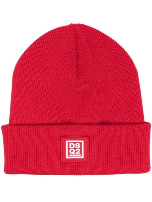 Dsquared2  logo-patch beanie hat