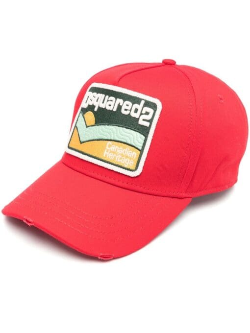 Dsquared2  logo-patch cotton cap