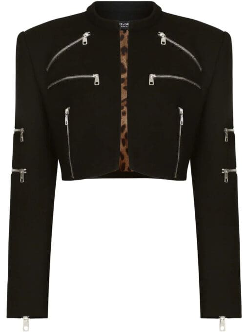 Dolce & Gabbana  zip-detail cropped jacket