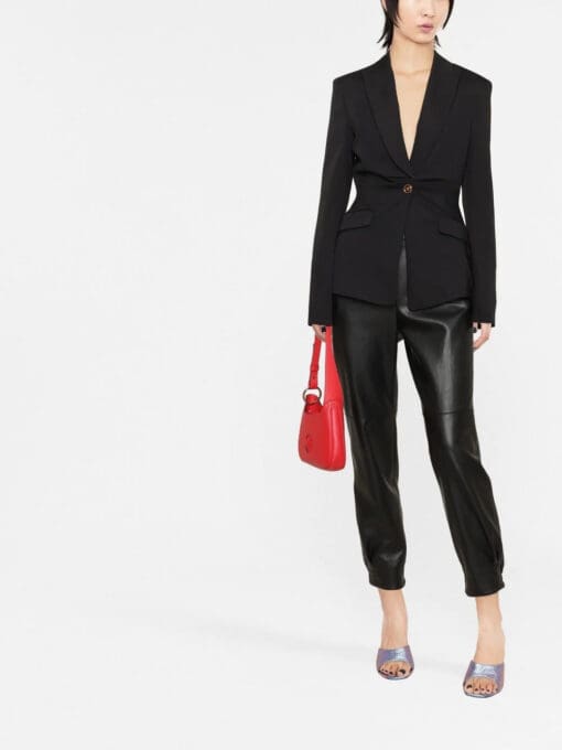 Versace  single-breasted silk-blend blazer - Image 2