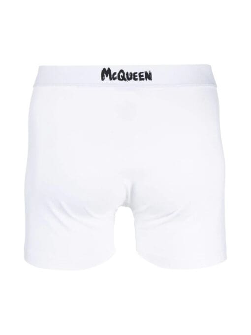 Alexander McQueen  Graffiti-logo boxer briefs - Image 2