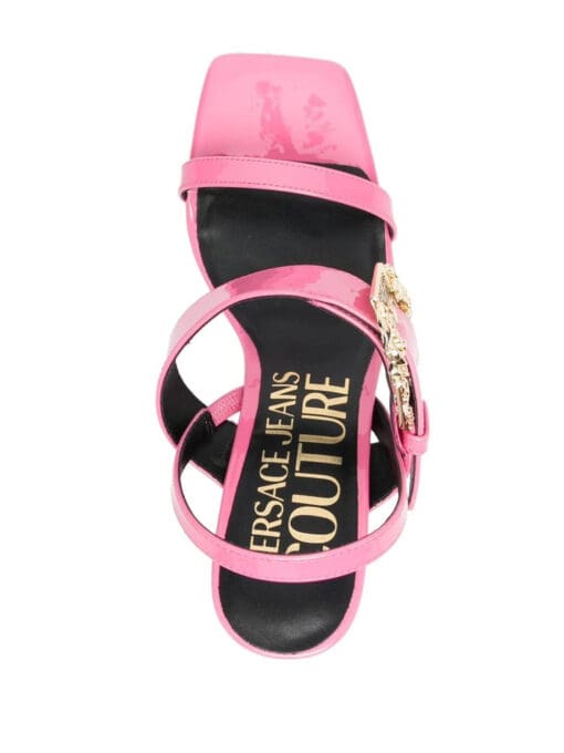 Versace Jeans Couture  buckle-fastening heeled sandals - Image 4