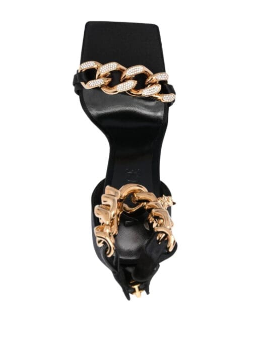 Versace  chain-link detail sandals - Image 4