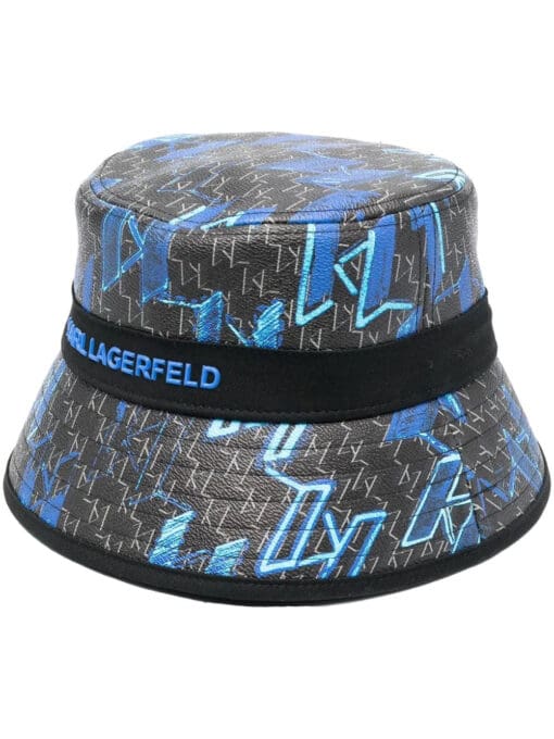 Karl Lagerfeld  K/Mono graffiti-print bucket hat