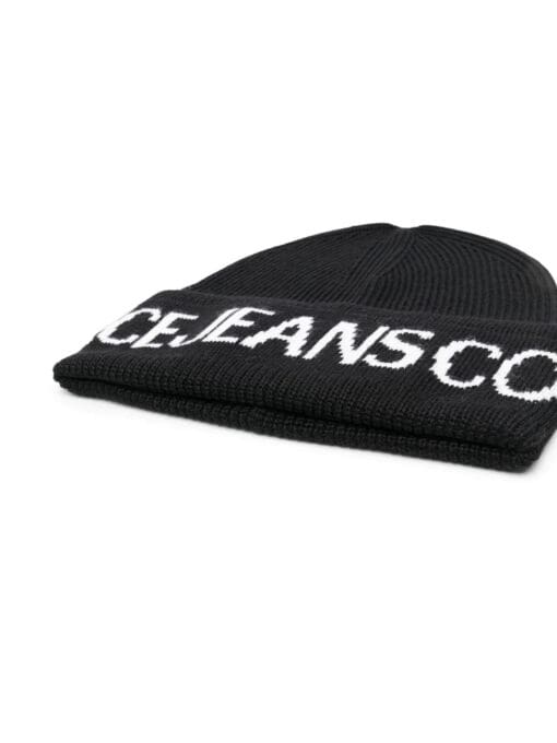 Versace Jeans Couture  intarsia-knit beanie - Image 2