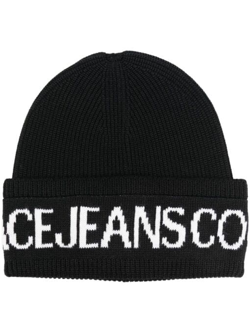 Versace Jeans Couture  intarsia-knit beanie