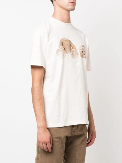 Palm Angels  Teddy Bear cotton T-Shirt - Image 3