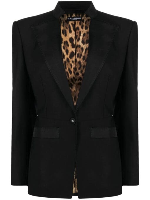 Dolce & Gabbana  logo-button slim-cut blazer