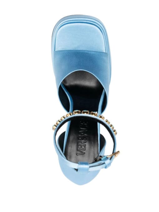 Versace  Medusa charm platform sandals - Image 4