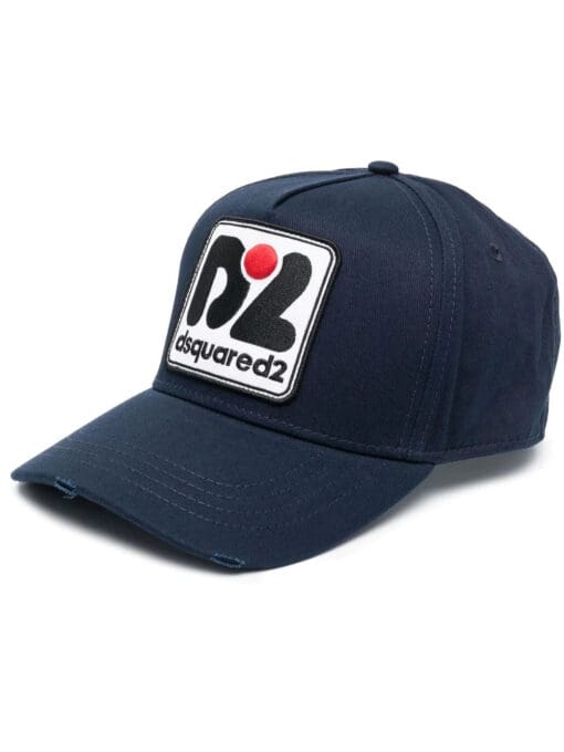 Dsquared2  logo-patch cotton cap