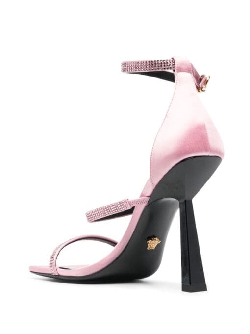 Versace  Crystal Safety Pin 125mm sandals - Image 3