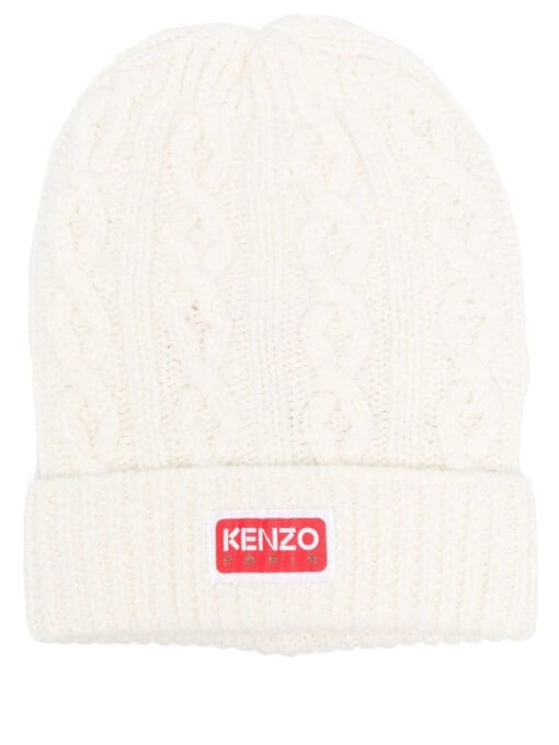 Kenzo  cable-knit wool beanie