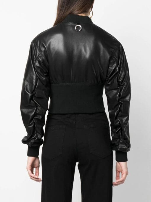 Philipp Plein  leather bomber jacket - Image 4