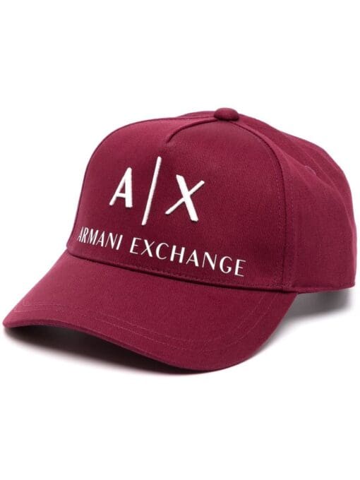 Armani Exchange  logo-print cap